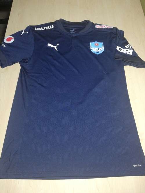 Bulls Players Navy Shirt Size L Puma