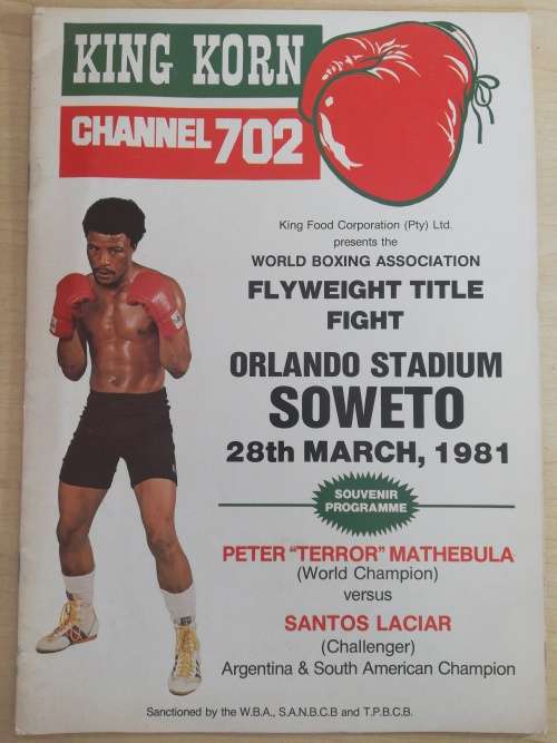 Boxing programme 1981