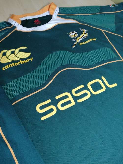 Springbok Players Issue 2007 Long/Short Sleeve Prop Jersey Size XXXL Rare
