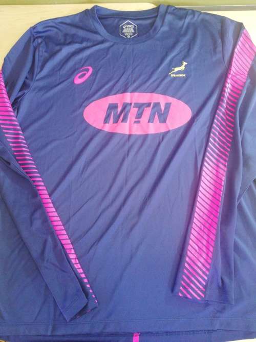 Springbok Players Lonsleeve Training Shirt Size XL