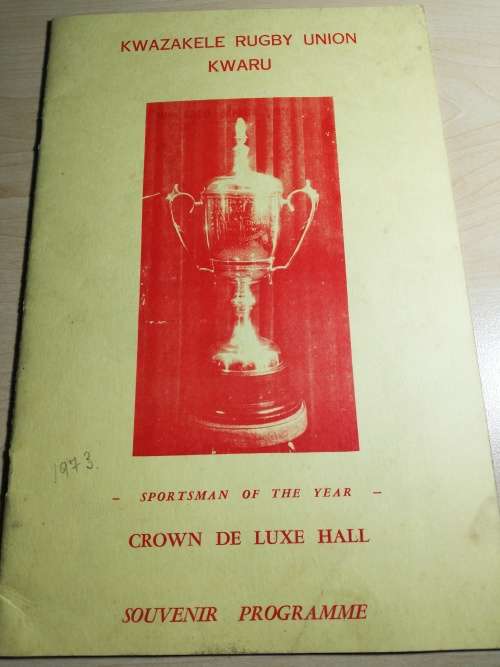 KWARU Sportman of the Year Souvenir Programme
