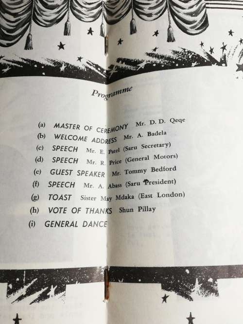 KWARU Sportman of the Year Souvenir Programme
