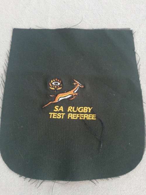 SA Rugby Test Referee Blazer Badge