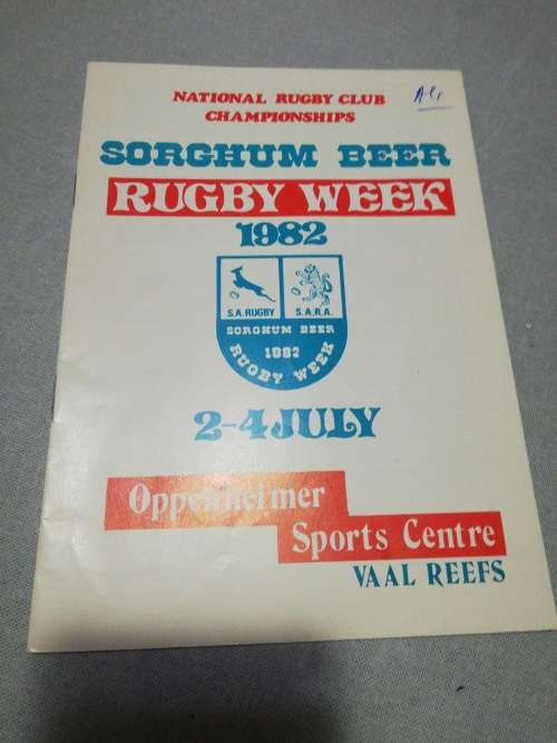 National Rugby Club Champs 1982