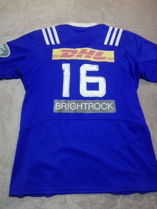Stormers Players Practice Jersey no 16 Size XL