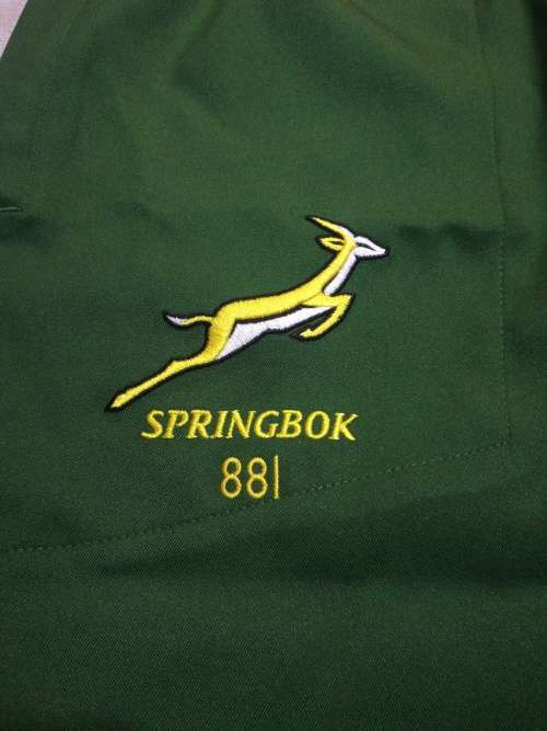 Springbok Shorts Size XL Jean Luc du Preez