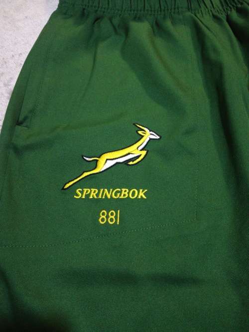 Springbok Presentation Track Pants Jean Luc Du Preez Size XL