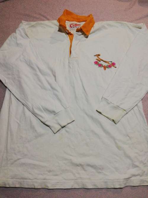 Vintage Springbok Rugby Jersey White Size XL