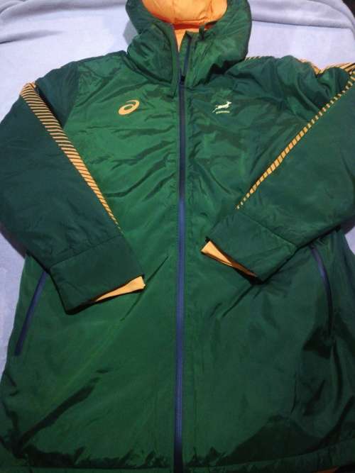 Springbok Players Warm Bench Jacket Size XXL