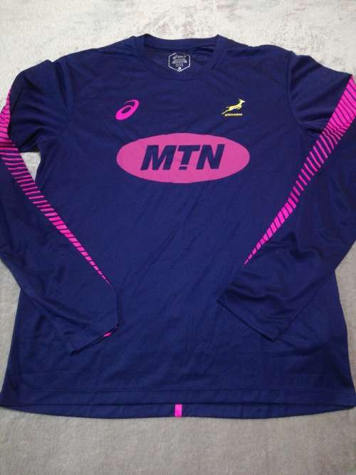 Springbok Longsleeve Training Shirt Technical Size M