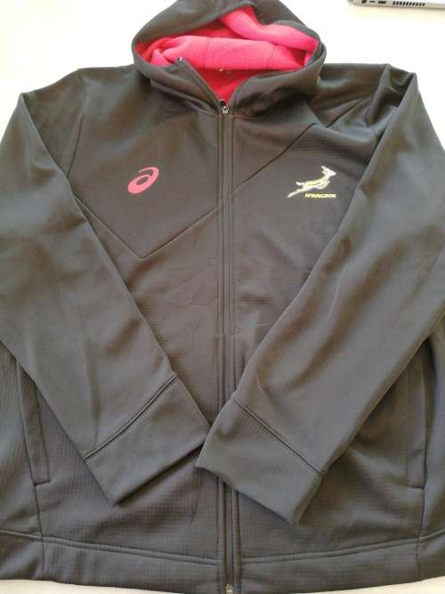Springbok Tracktop Black Size 4XL