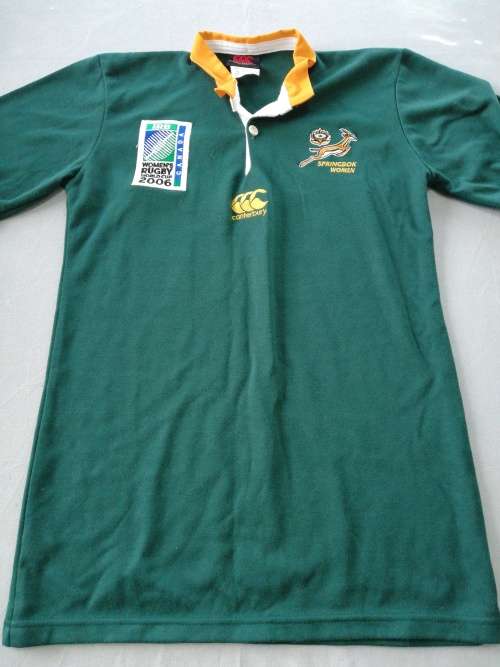 Springbok Women's Match Jersey RWC 2006 no 25