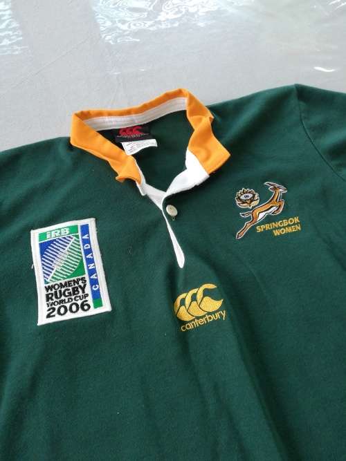 Springbok Women's Match Jersey RWC 2006 no 25