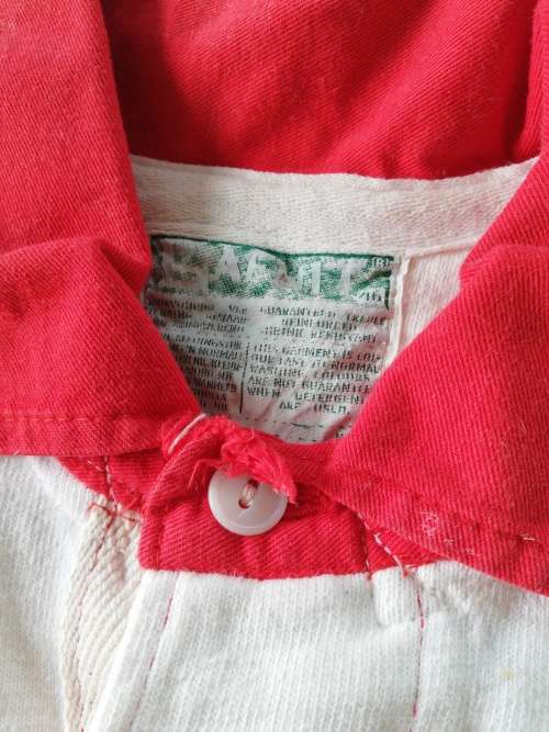 Transvaal Matchworn Rugby Jersey 1976 Johann Strauss no 3