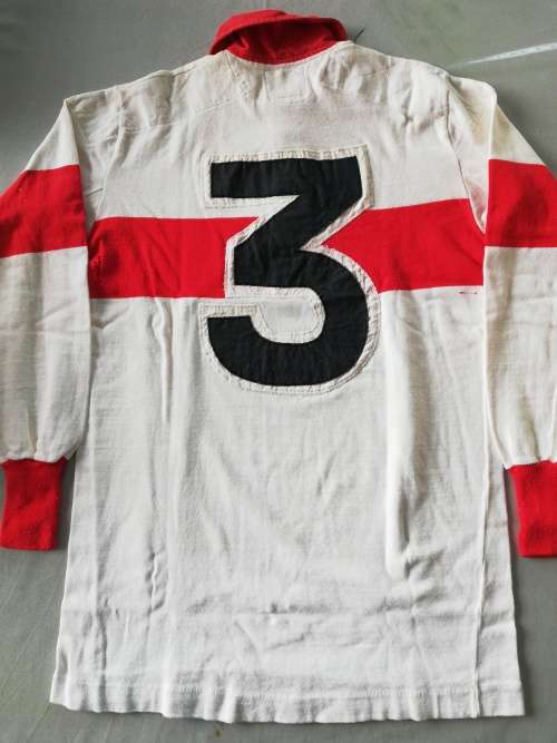 Transvaal Matchworn Rugby Jersey 1976 Johann Strauss no 3