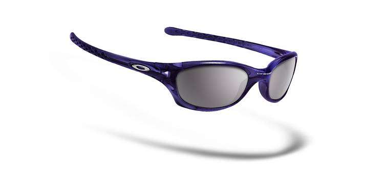 Oakley Fives 2.0 Sunglasses - Crystal Blue Frame/ Black Iridium Lense