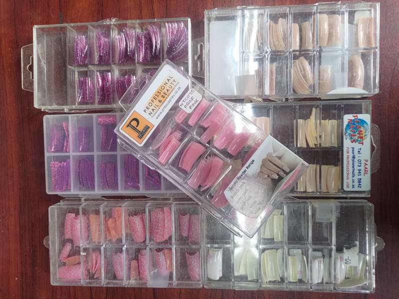 Box Full Of Nail Tips