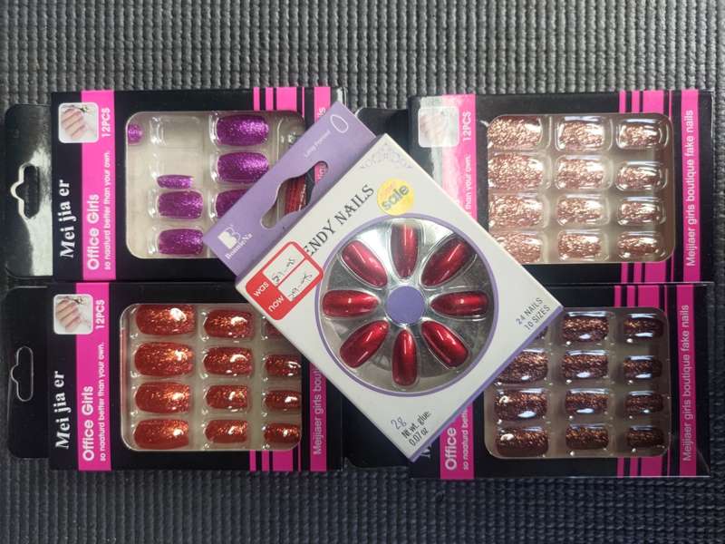 Box Full Of Nail Tips