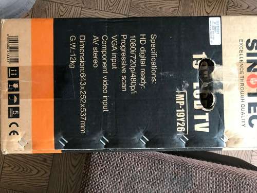 *** 19" LCD TV HD READY WITH VGA INPUT ***