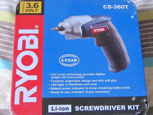 Ryobi Screwdriver 