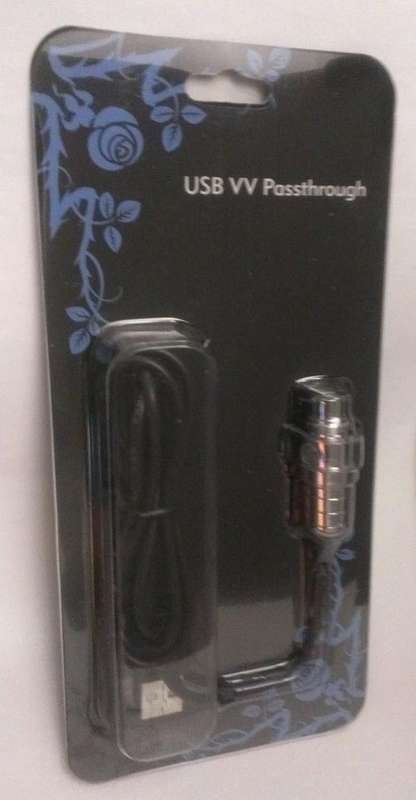 Specifications Model: VV Passthrough Battery Diameter: 14mm Charging voltage 4.2V Normal working voltage: 3.0V/3.6V/4.2V/4.8V USB Cable connection  What’s in a kit: 1 *  VV USB Battery Passthrough  (What you see in the photo is what you receive.)  Features: Turn ON/OFF: Press 5 Times Rapidly to Turn ON or Turn OFF  Power protection system, for the first time use, press the switch button five times quickly, the battery will be unlocked, another five time's press will lock the battery again.   We do not ship internationally. Shipping is only to US locations.  Tips and Instructions: - To power on the device. Quickly press the button 5 times. - It will flash about 3 times to indicate the power is on. - To turn off the device. Repeat the same process. 5 quick clicks. - Clean any liquid on the battery post with a q-tip. - Plug the USB in to power source. 