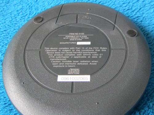 Portable CD Player, music, 