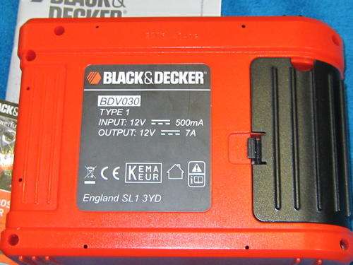 Black & Decker Battery Booster Charger battery pack backup breakdown 