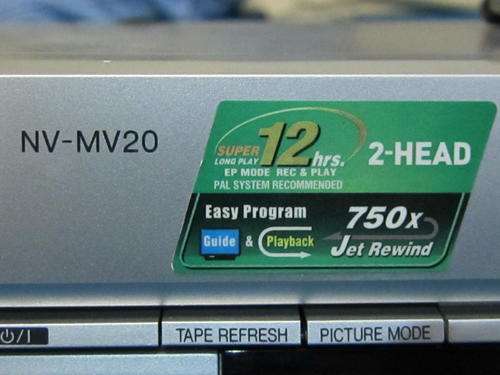 Panasonic video recorder VCR VHS 