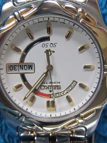 Seiko Kinetic watch, original, gold watch, swatch, citizen, rolex, vintage 