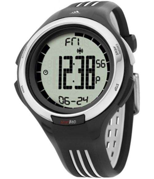 ***Adidas Men's 'ADP1863' Black Resin Quartz Digital Watch***