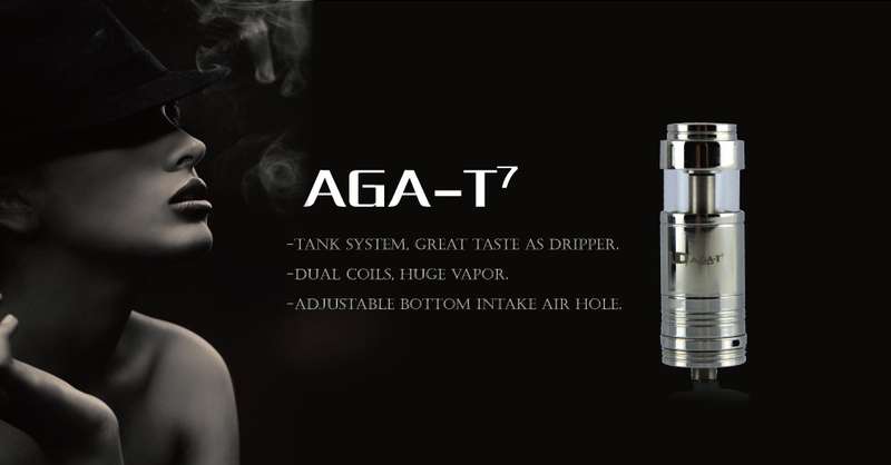 AGA T7, UD, RBA, Vape, E-Cigarette, Vapor, Rebuildable Atomizer, Youde Technology, Smoking, Vapor, E-liquid, kayfun, Genesis