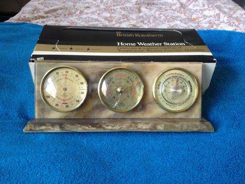 *** WORKING VINTAGE BRITISH WEATHER STATION ***