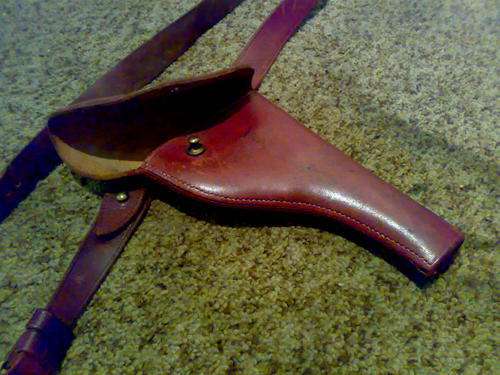 Vintage leather holster