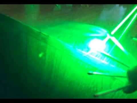 High Output Green Burning Laser