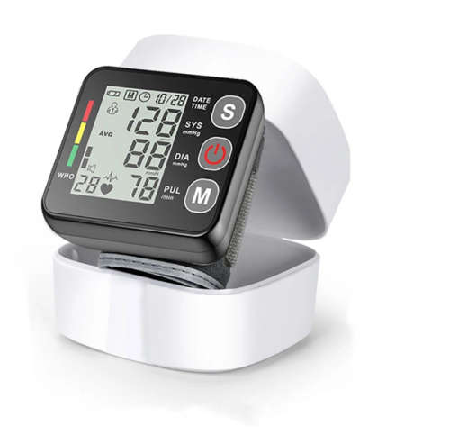 Digital Blood Pressure Monitor Wrist Voice Automatic Heart Rate Pulse Medical Tonometer Meter