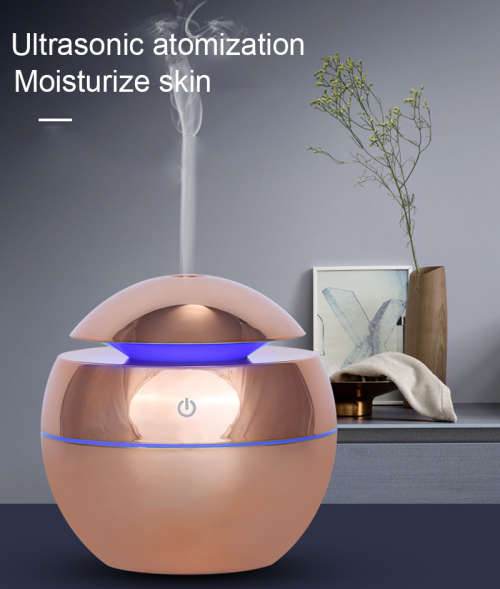 USB Aroma Diffuser Air Humidifier Essential Oil Diffuser 130ML Ultrasonic Remote Control Cool Mist