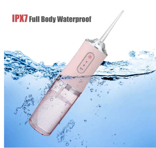 Oral Irrigator Portable Dental Water Flosser USB Rechargeable Water Jet Floss Tooth Pick 4 Jet Tip