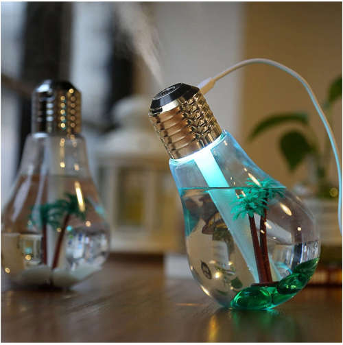 Colorful Bulb Humidifier Car Atomizer Mini USB Humidifier Suitable for Car Home
