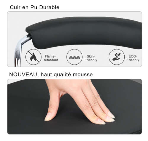 Adjustable Gas Lift Bar Stools Modern PU Leather Hollow Backrest chair New Arrival