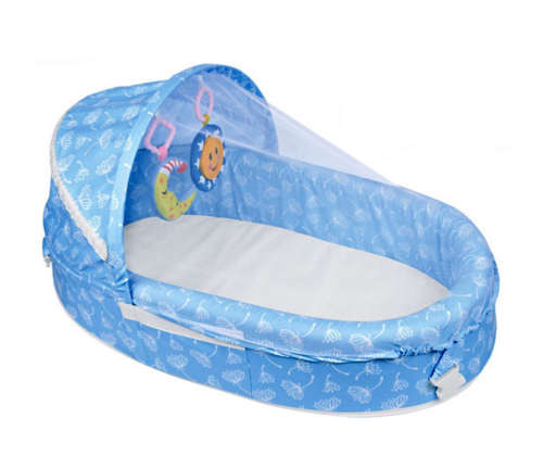 Portable Baby Travel Bassinet - Blue