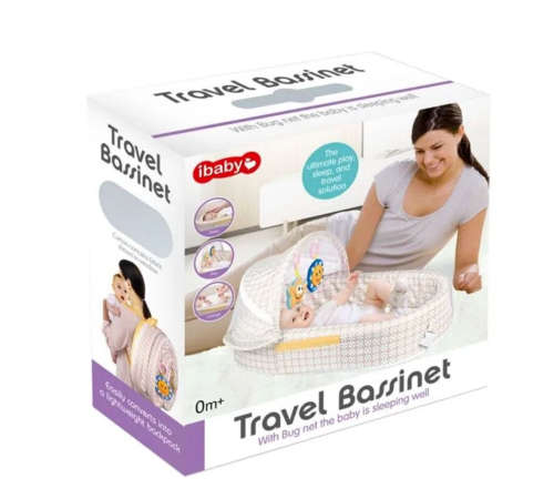 Portable Baby Travel Bassinet - Blue