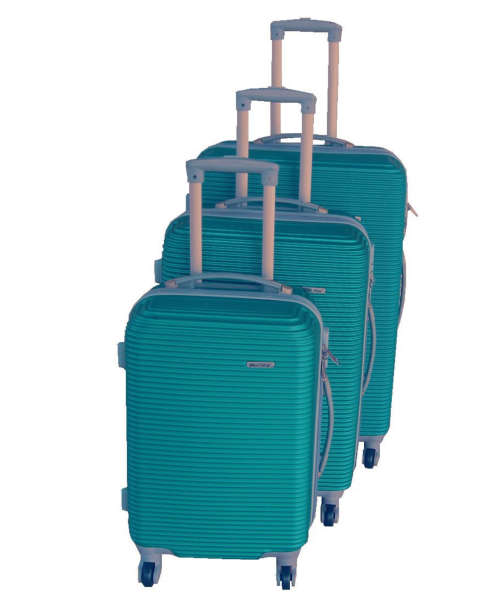 3 Piece Hard Outer Shell High Quality 360 Degree Rotating 4 Wheel Luggage Set in Multiple Colours