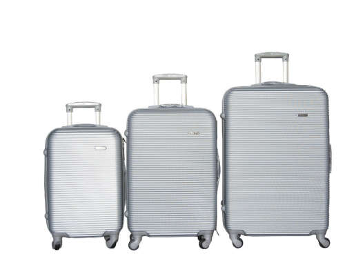 3 Piece Hard Outer Shell High Quality 360 Degree Rotating 4 Wheel Luggage Set in Multiple Colours