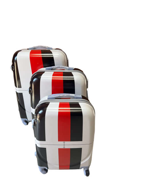 3 Piece Hard Outer Shell 360 Degree Rotating 4 Wheel Spinner Luggage Set