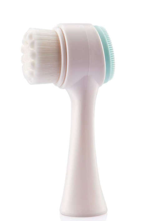3D Double Sides High Quality Multifunctional Silicone Face Cleanser with Brush