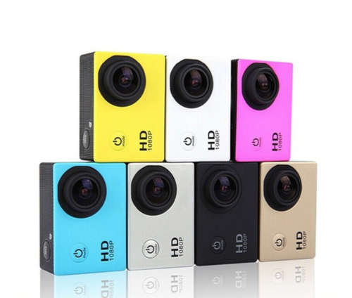 Waterproof HD Sports Camera 1080P - Black