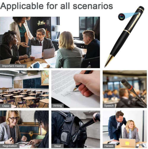 Portable Ballpoint Pen Camera Wifi Remote Monitoring One Button Quick Recording Wireless Mini Camera