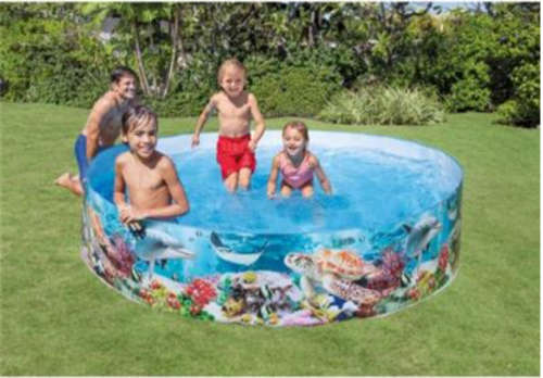 BESTWAY DEEP BLUE SEA SNAPSET POOL 2.44mX 46CM 2074 LITRES
