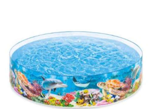 BESTWAY DEEP BLUE SEA SNAPSET POOL 2.44mX 46CM 2074 LITRES