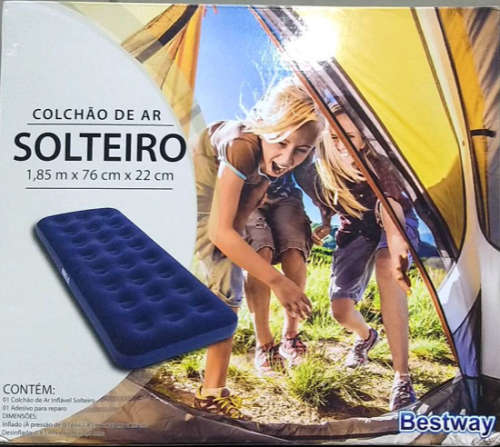 BESTWAY SOLTEIRO AIR MATTRESS 1.85MX76CMX22CM